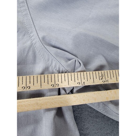 William Murray Shirt Mens 2XL Gray Short Sleeve Button Front Golf Stretch Tech - Picture 10 of 13